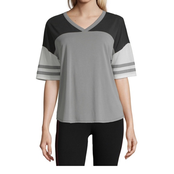 flirtitude Tops - Flirtitude V Neck Sporty T-Shirt JXL